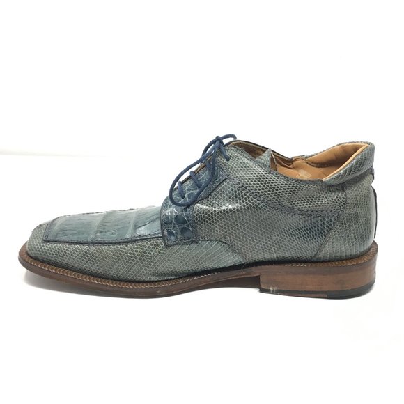 David Eden Ankle Boots Shoe Size 10 Blue Crocodile main image 7